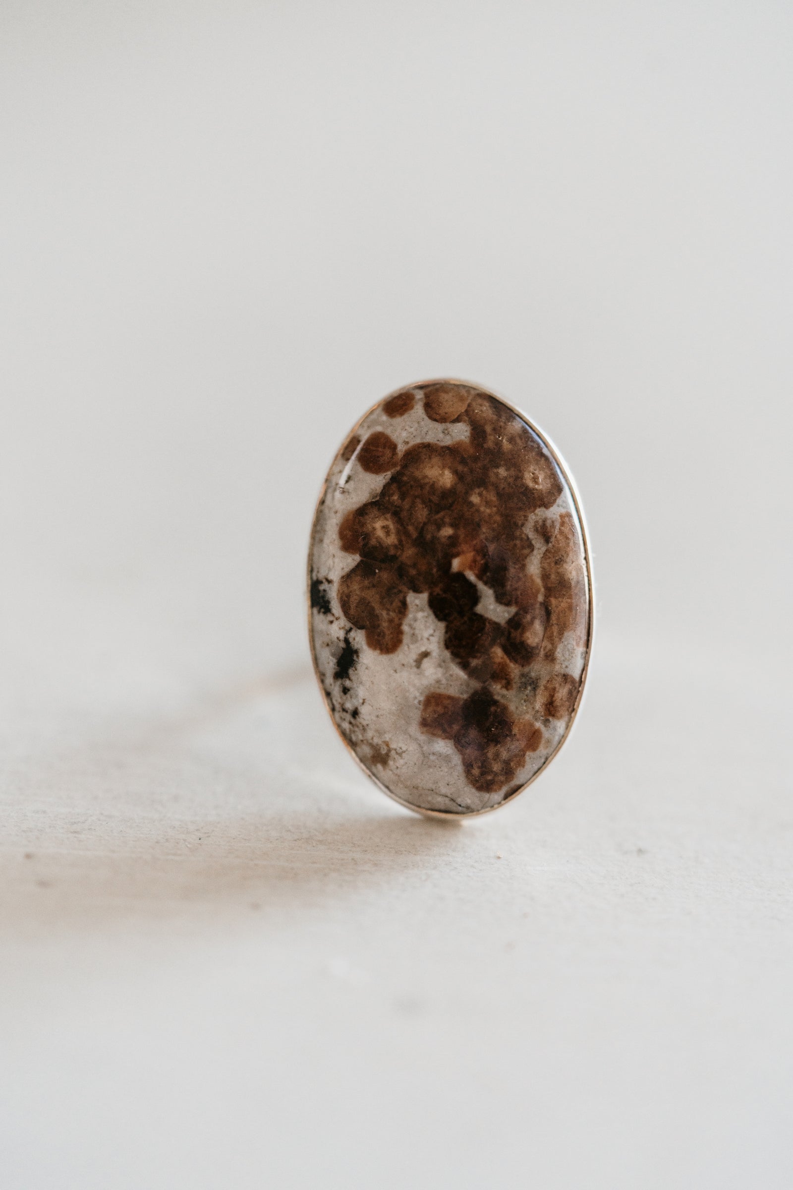 Kinsley Ring | Garnet in Limestone