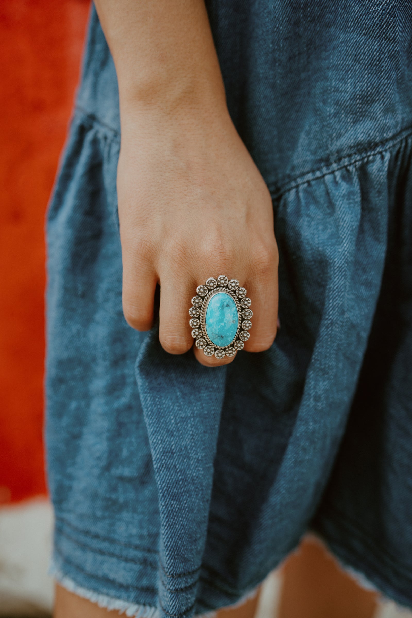 Amora Ring | Kingman Turquoise - FINAL SALE