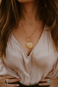 Big Gold Bee Necklace | #2