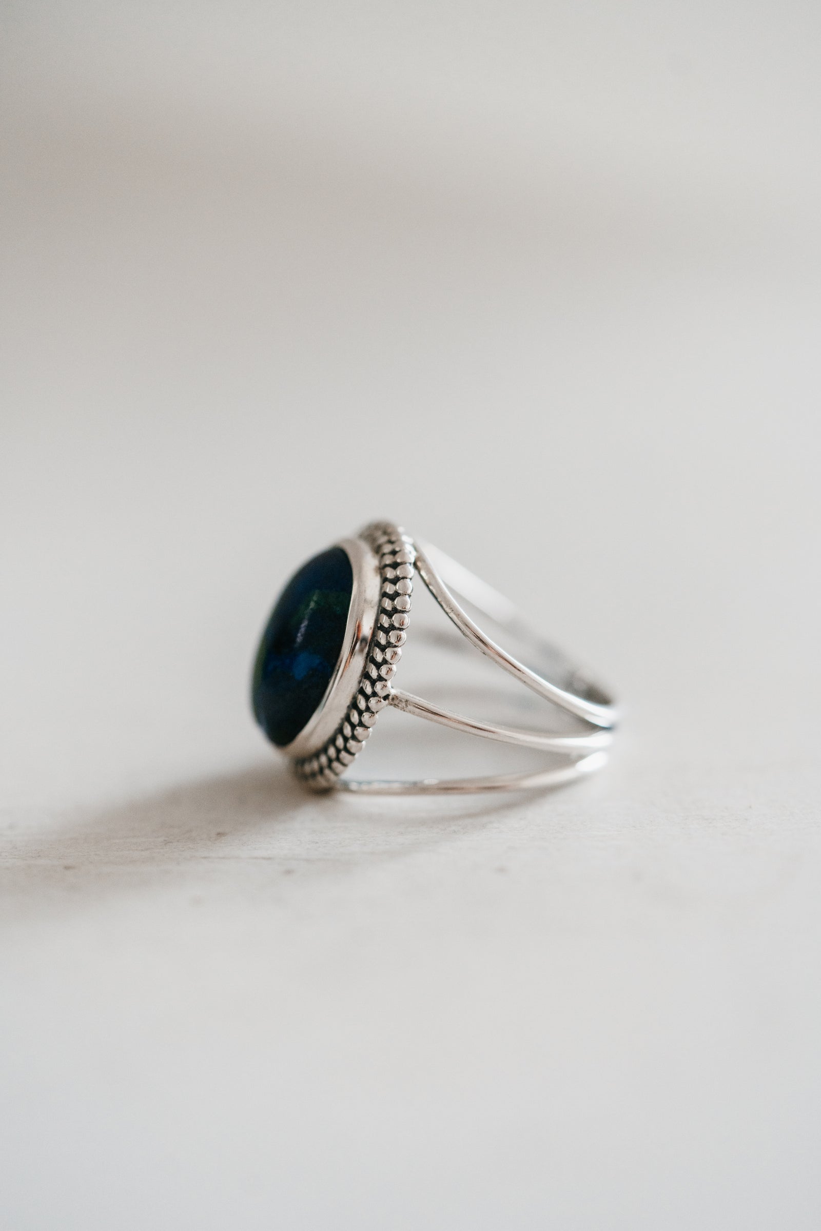 Trish Ring | Azorite Malachite