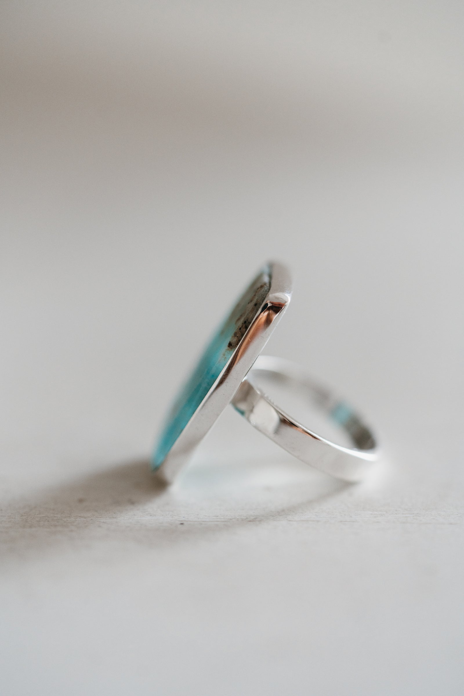 Cardi Ring | Blue Argonite