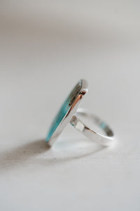 Cardi Ring | Blue Argonite