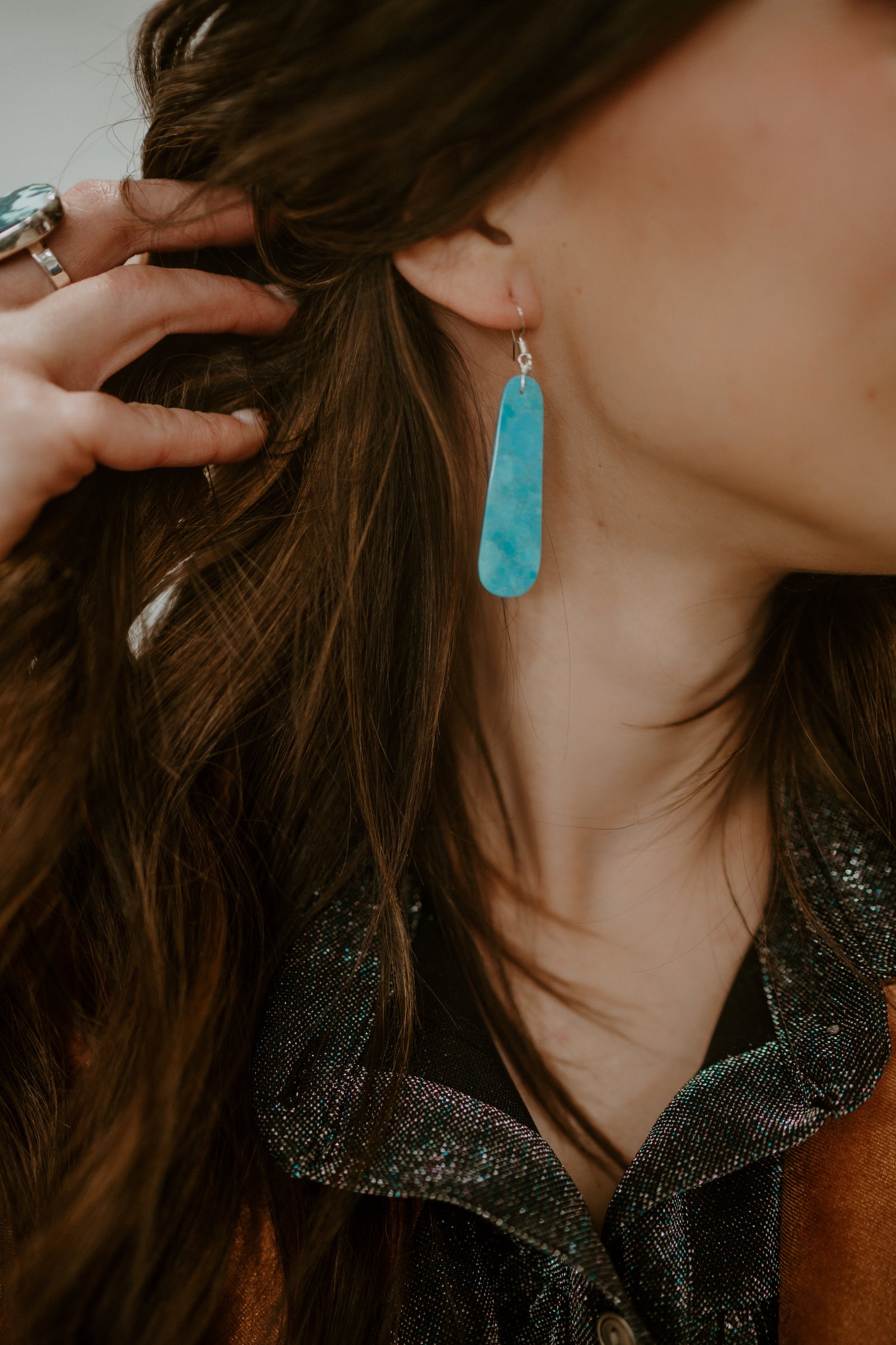 Evangeline Earrings | #8 | Turquoise