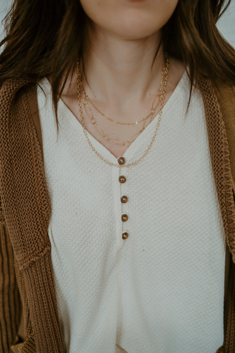 Apolline Necklace | Gold