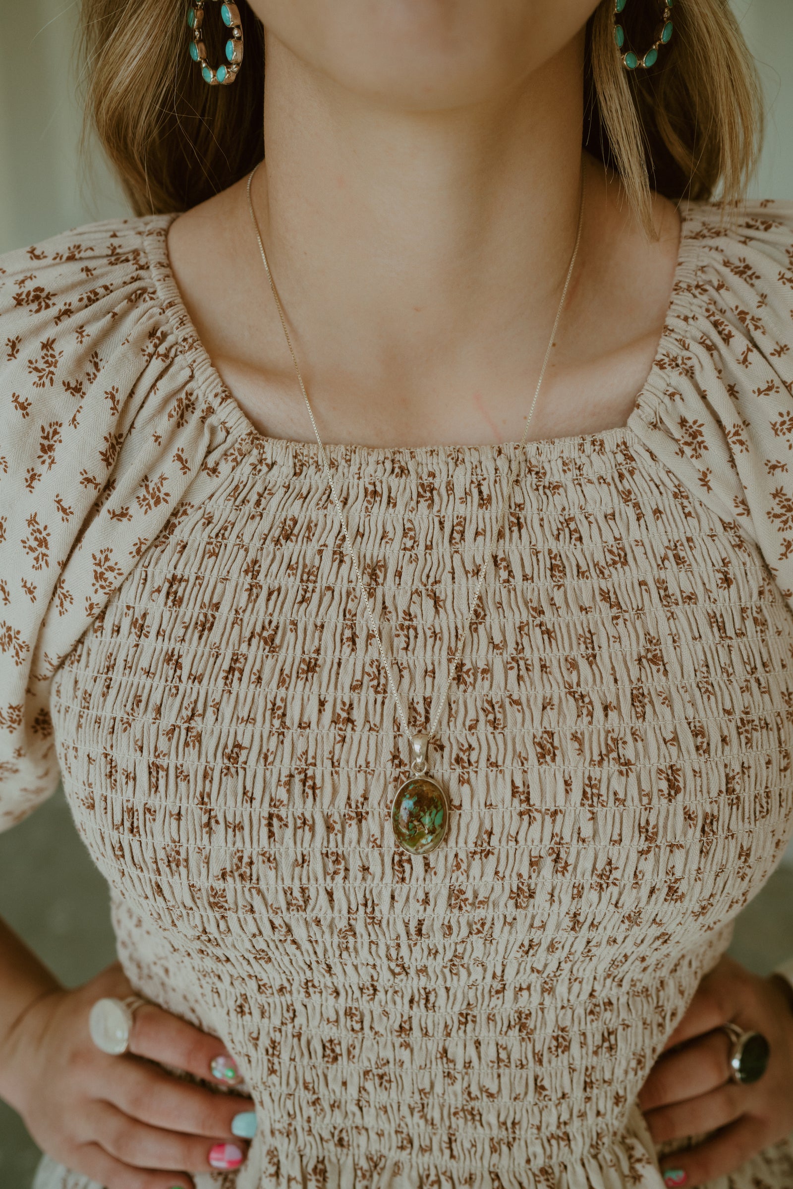 Bev Necklace | Turquoise