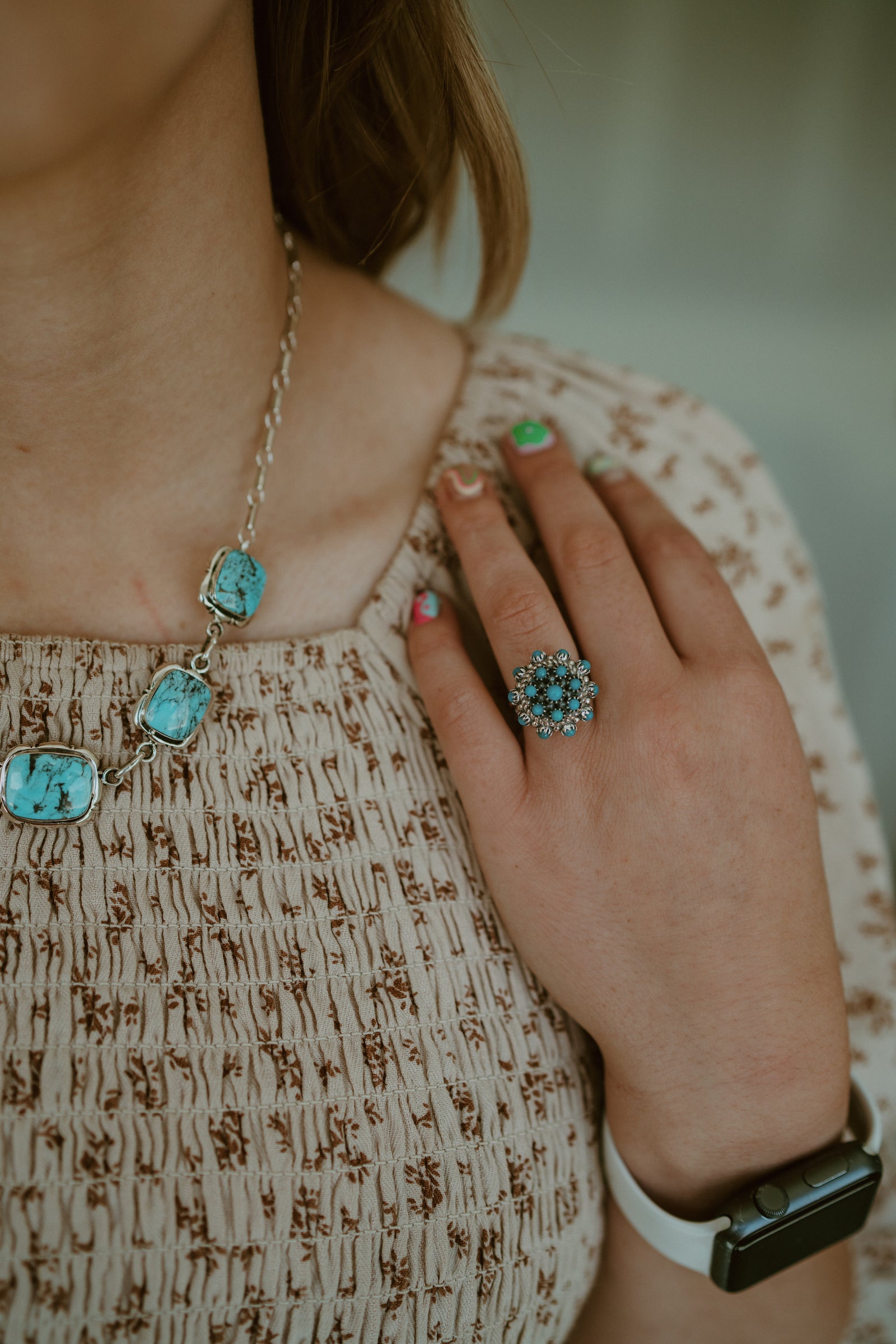 Paisley Ring | Medium | Turquoise - FINAL SALE