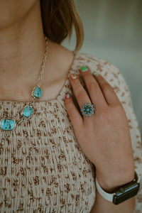 Paisley Ring | Medium | Turquoise