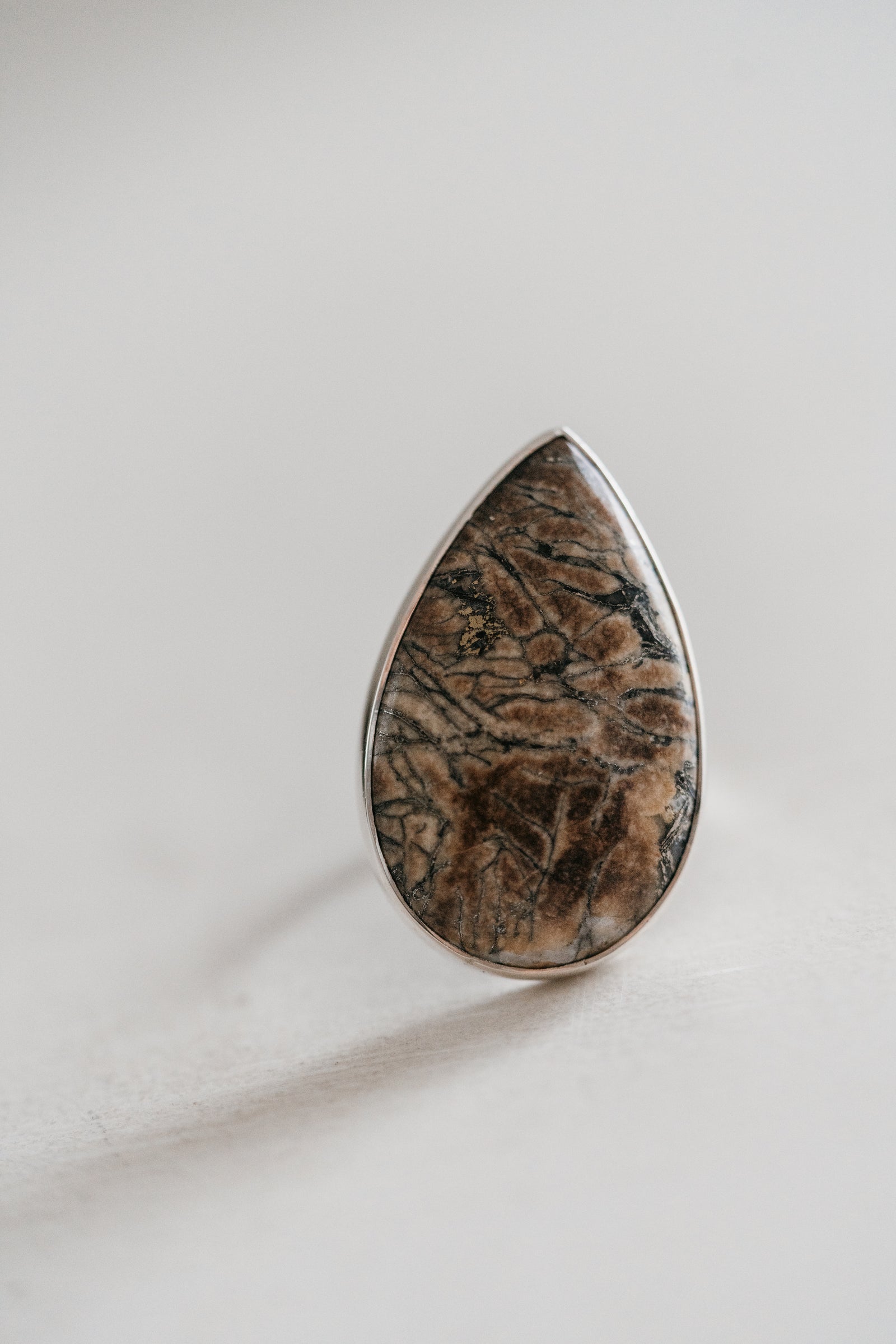 Vernon Ring | Feather Pyrite - FINAL SALE