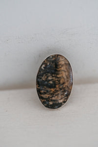 Vernon Ring | Feather Pyrite