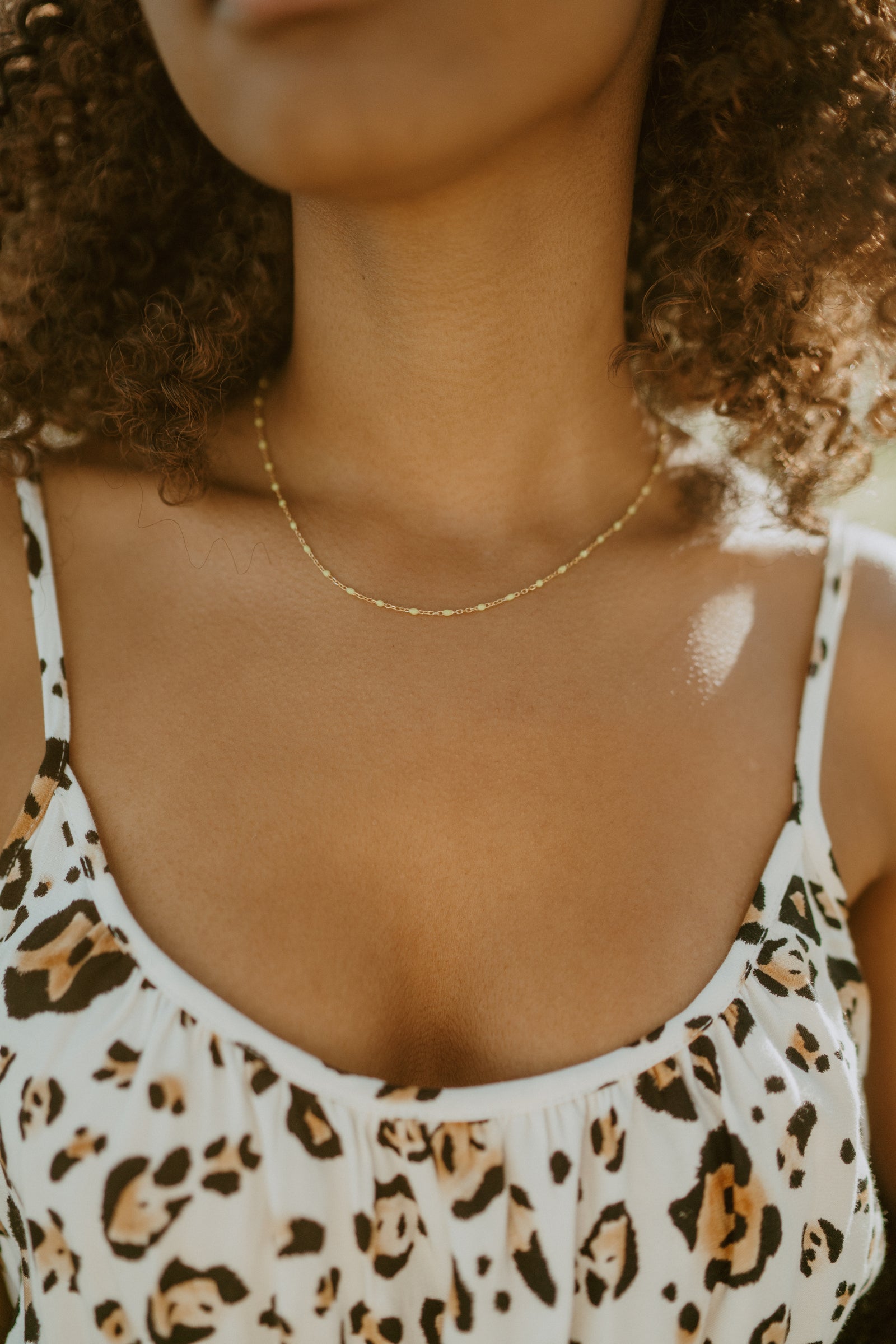 Maria Necklace | Yellow + Gold - FINAL SALE