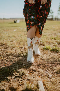 Giddy Up Boots | White