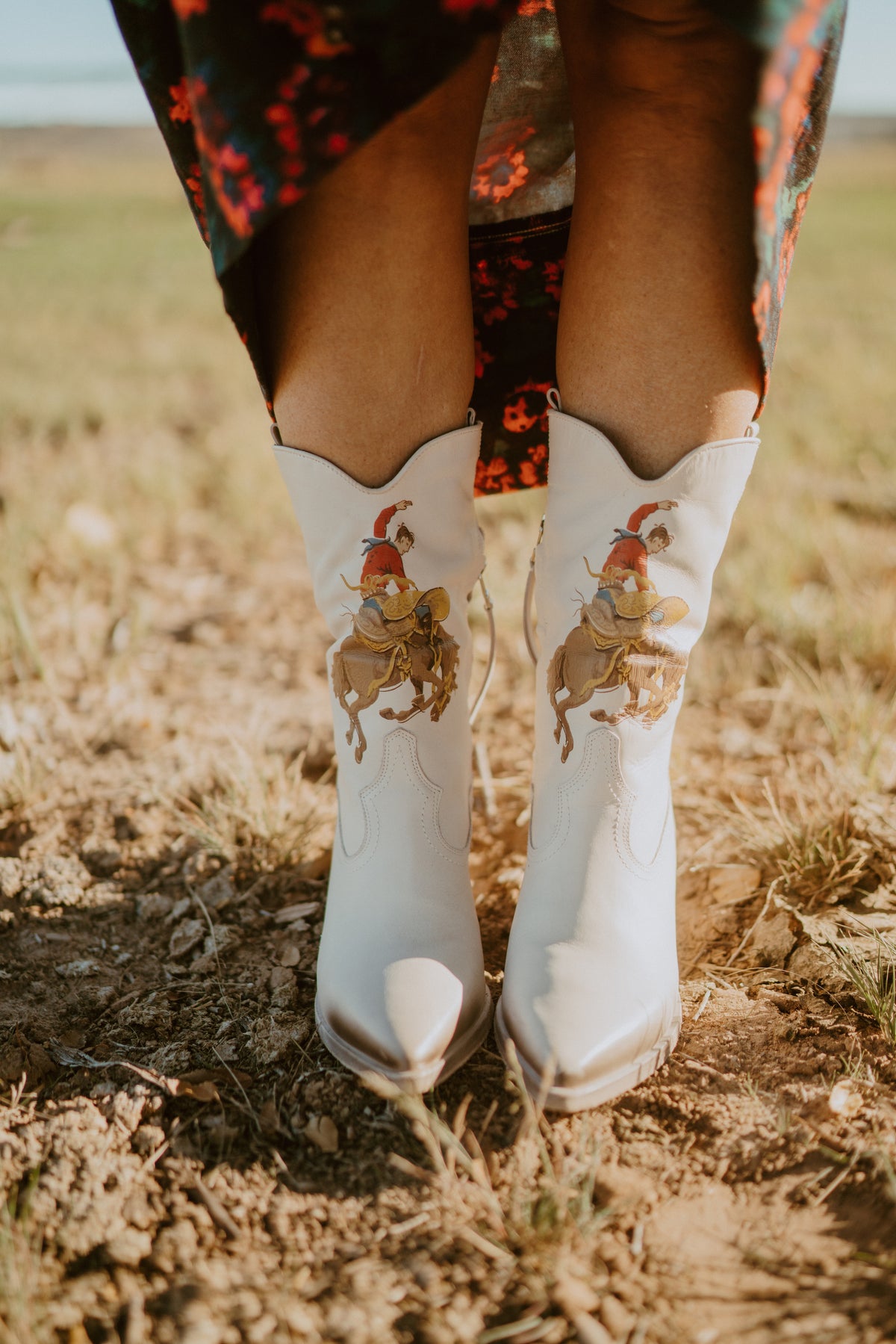 Giddy Up Boots | White