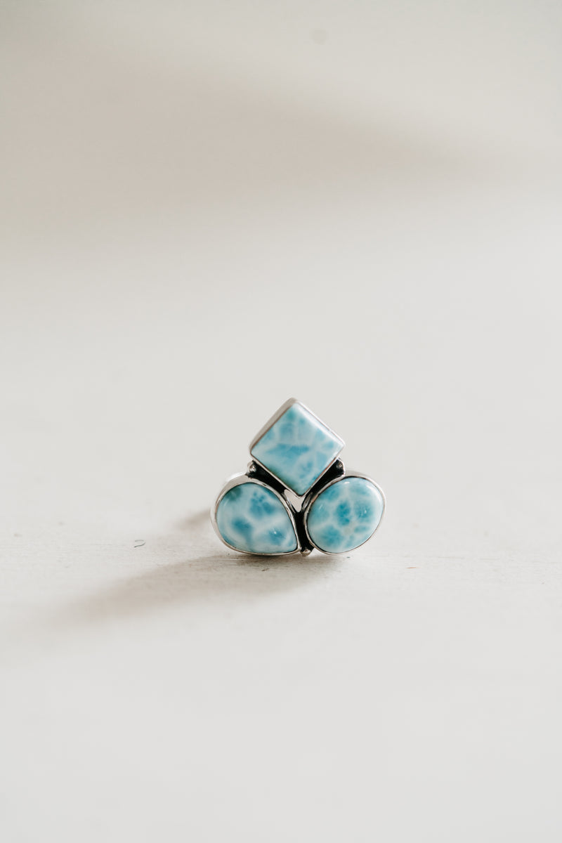 Dahlia Ring | Larimar