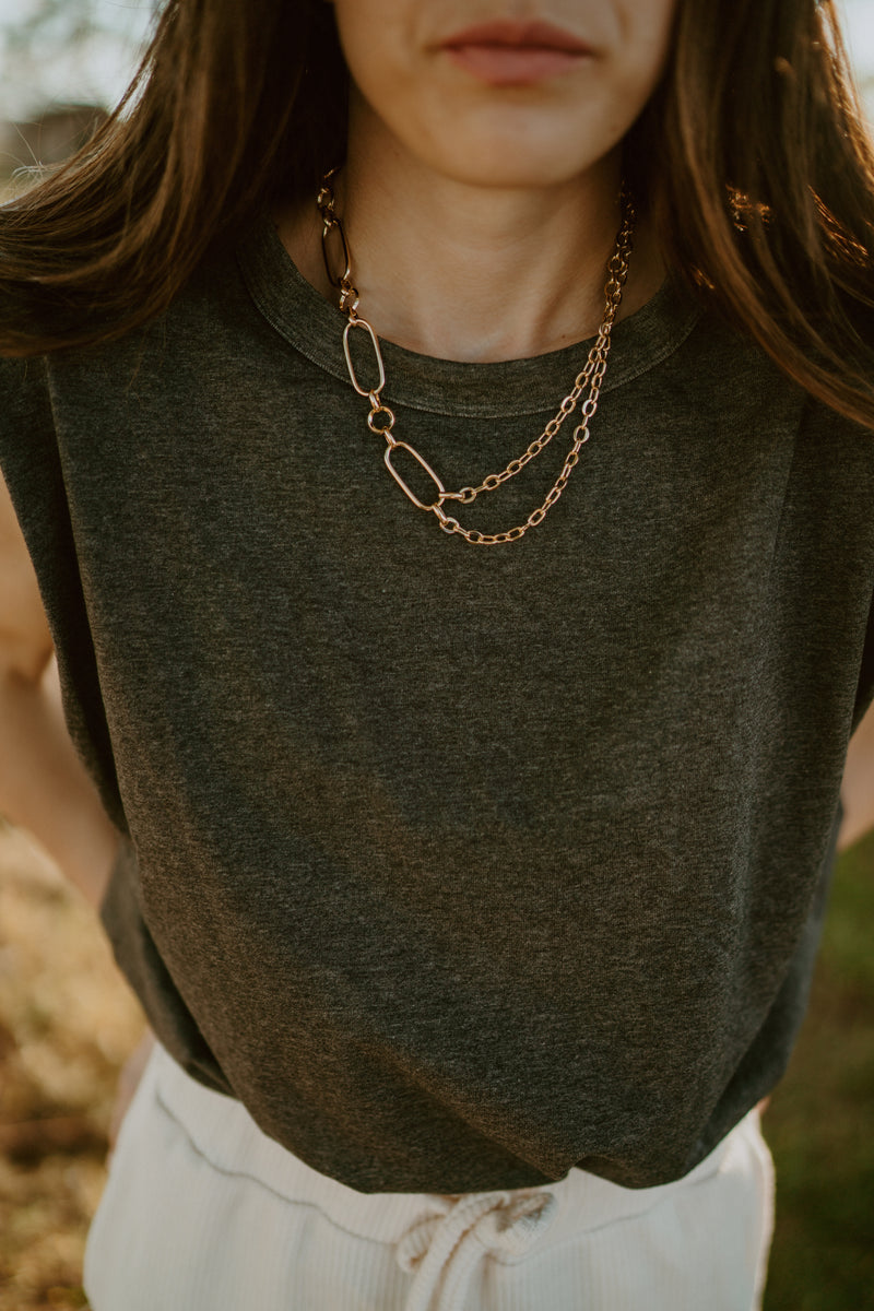 Laura Necklace | Shiny Gold
