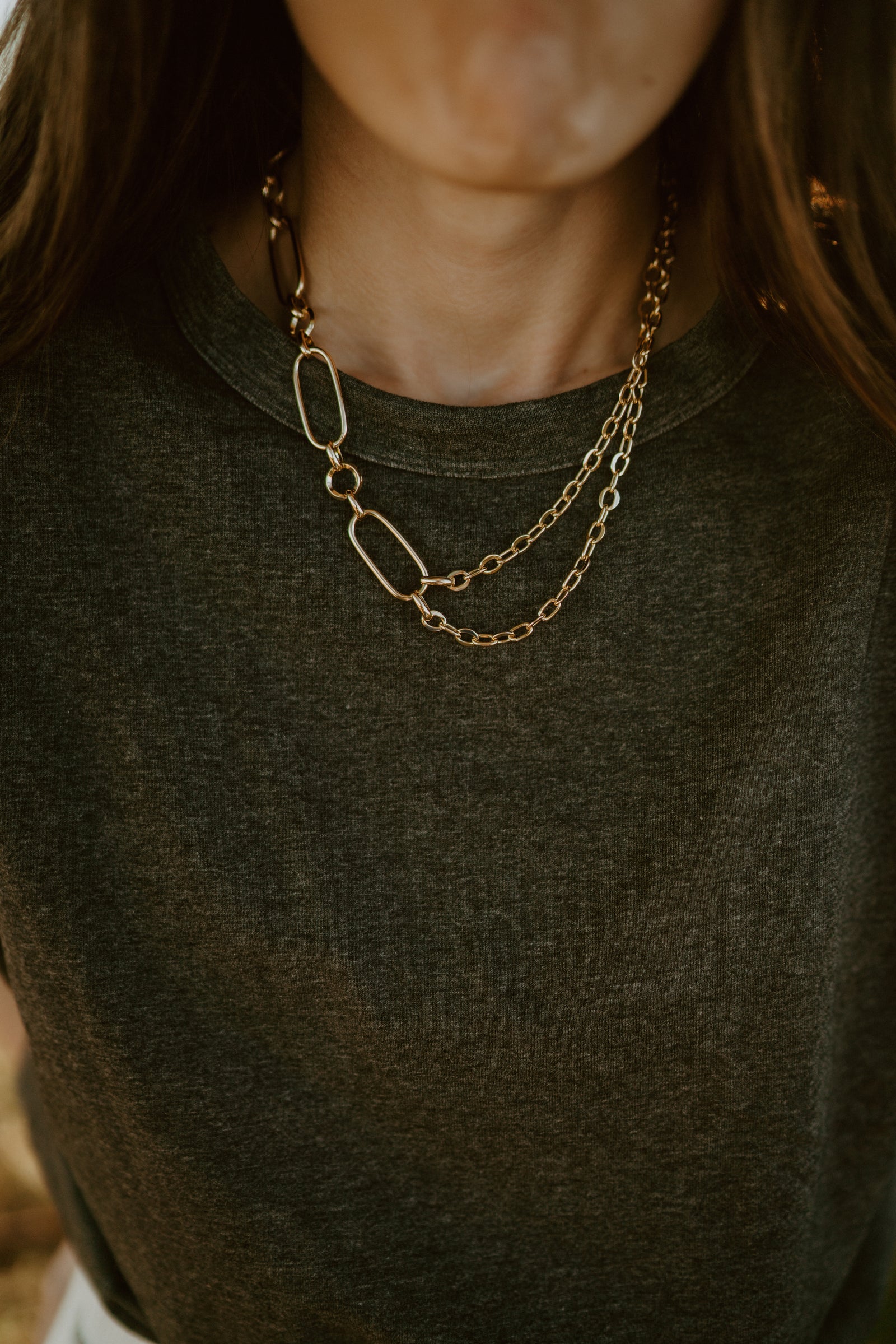 Laura Necklace | Shiny Gold