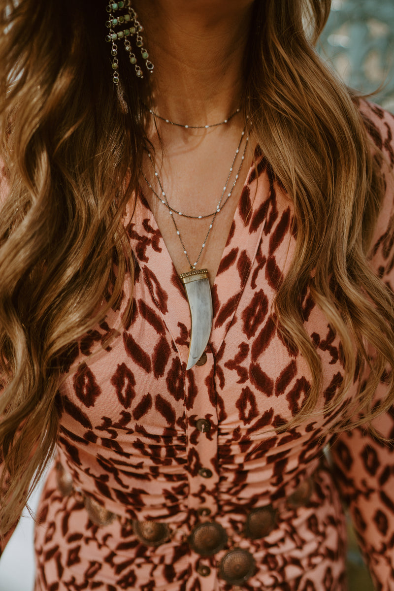 Knox Necklace | White