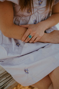 Hattie Ring | Turquoise - FINAL SALE