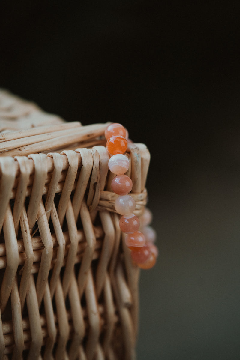 Red Botswanna Bracelet- FINAL SALE