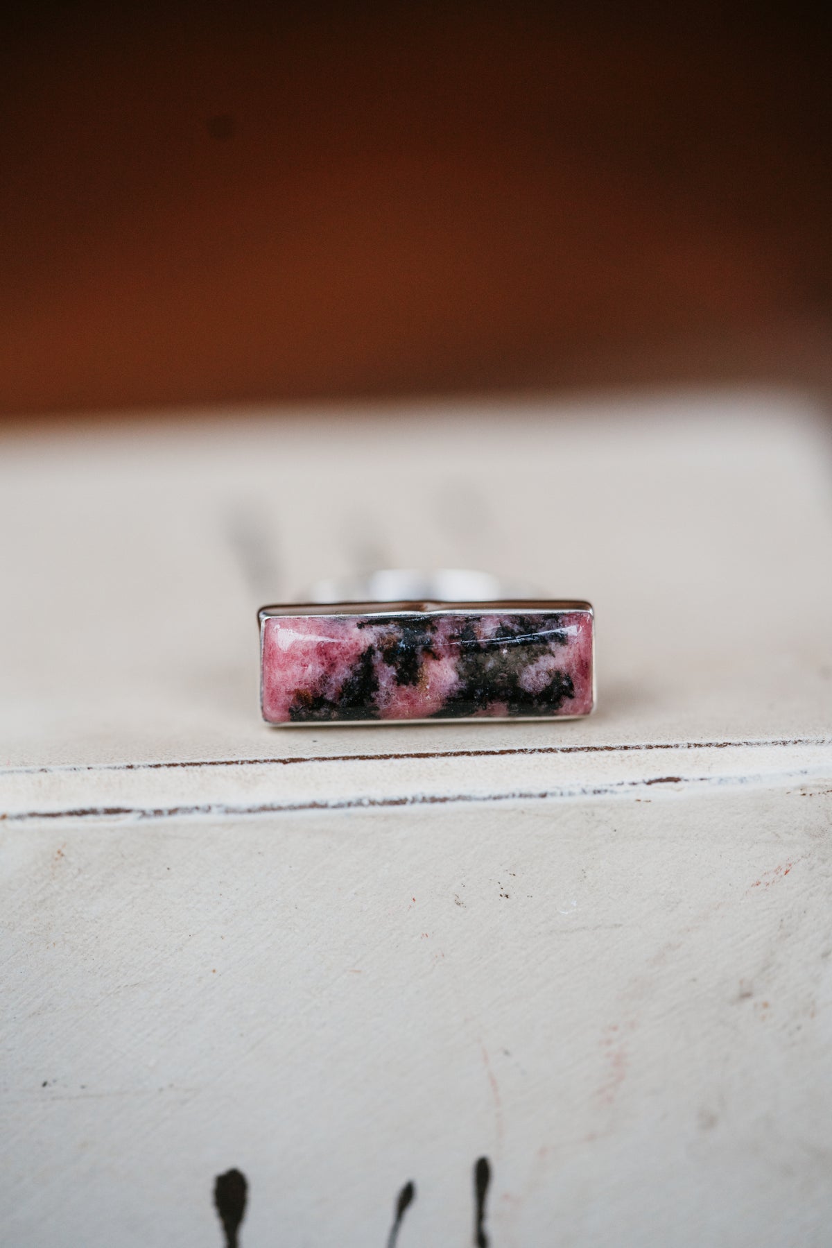Eddison Ring | Pink Rhodonite