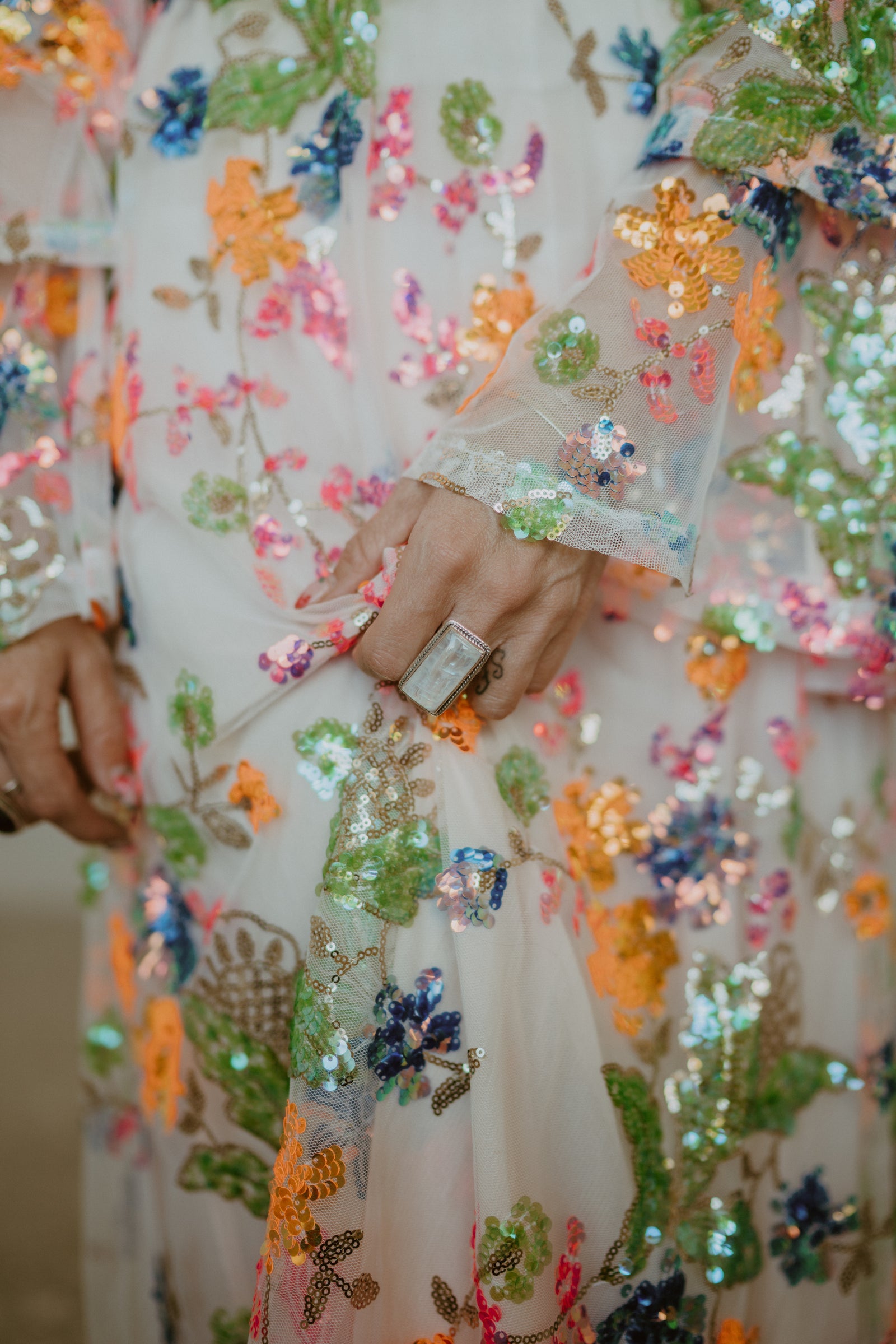 Teagan Ring | #2 | Rainbow Moonstone