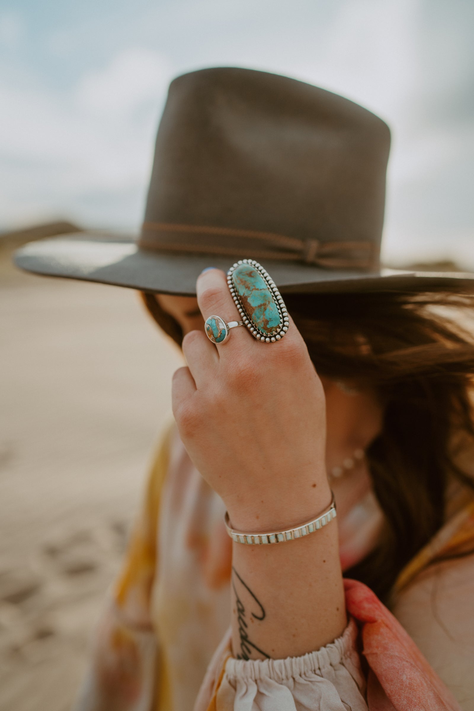 Shelly Ring | Boulder Turquoise