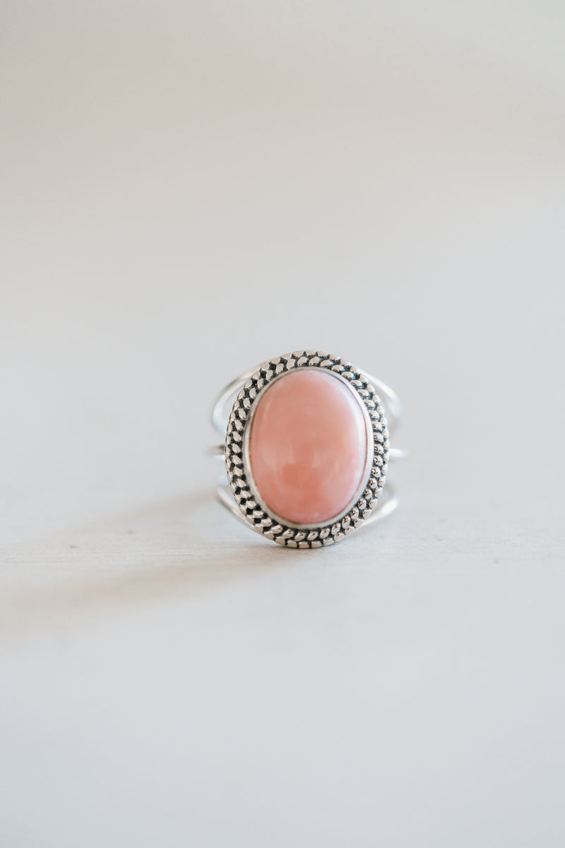 Trish Ring | Pink Opal