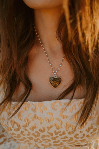 Apache Gold Heart Necklace