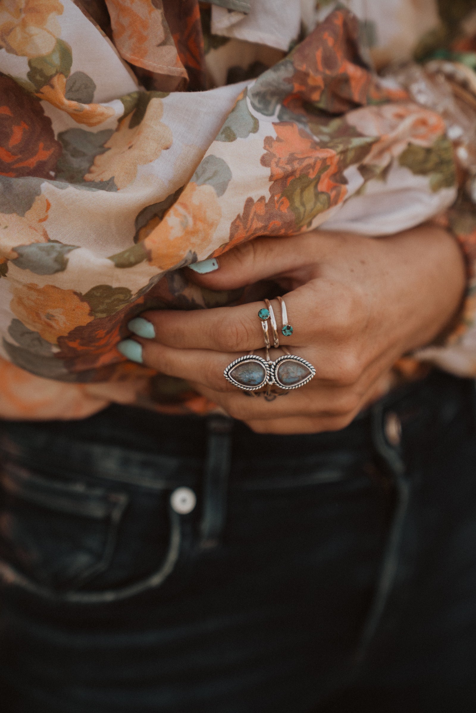 Everly Ring | Labradorite