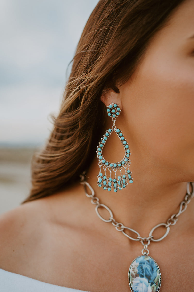 Kay Earrings | Turquoise