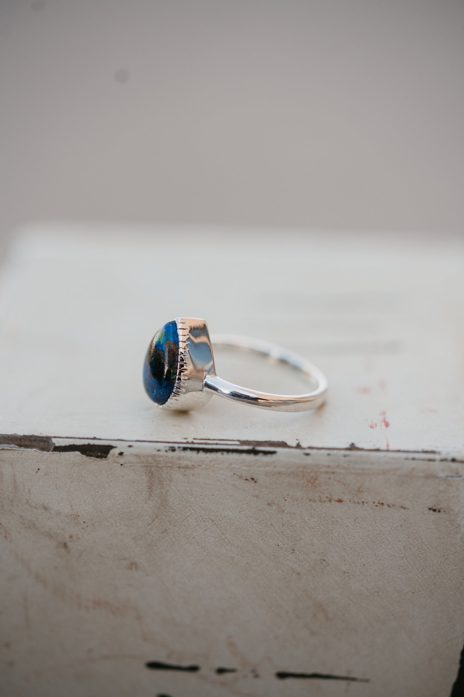 Lylah Ring | Mexican Turquoise - FINAL SALE