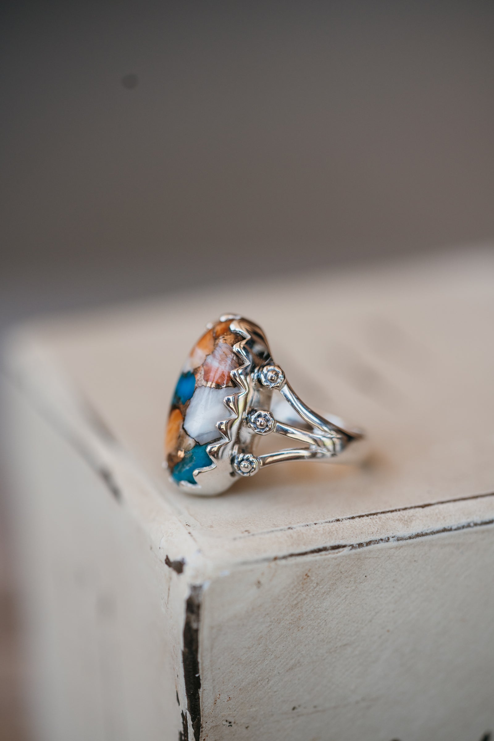 Lora Ring | Spiny Turquoise - FINAL SALE