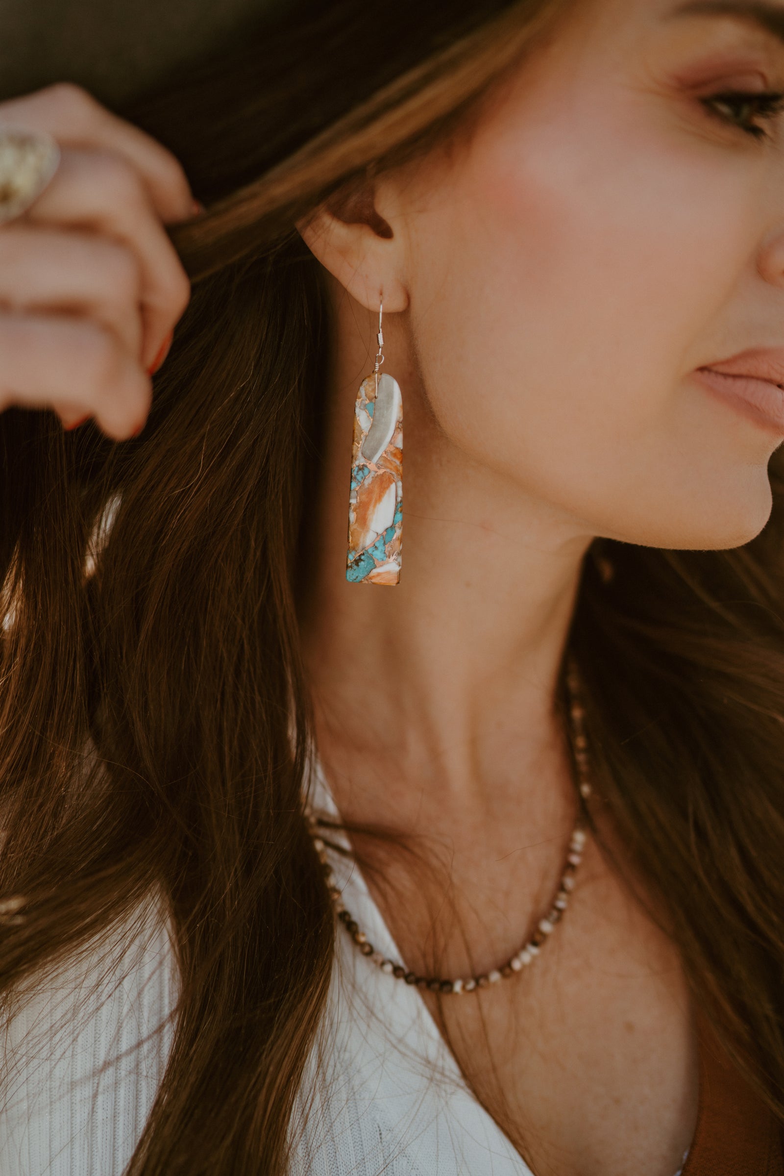 Evangeline Earrings | Spiny Turquoise