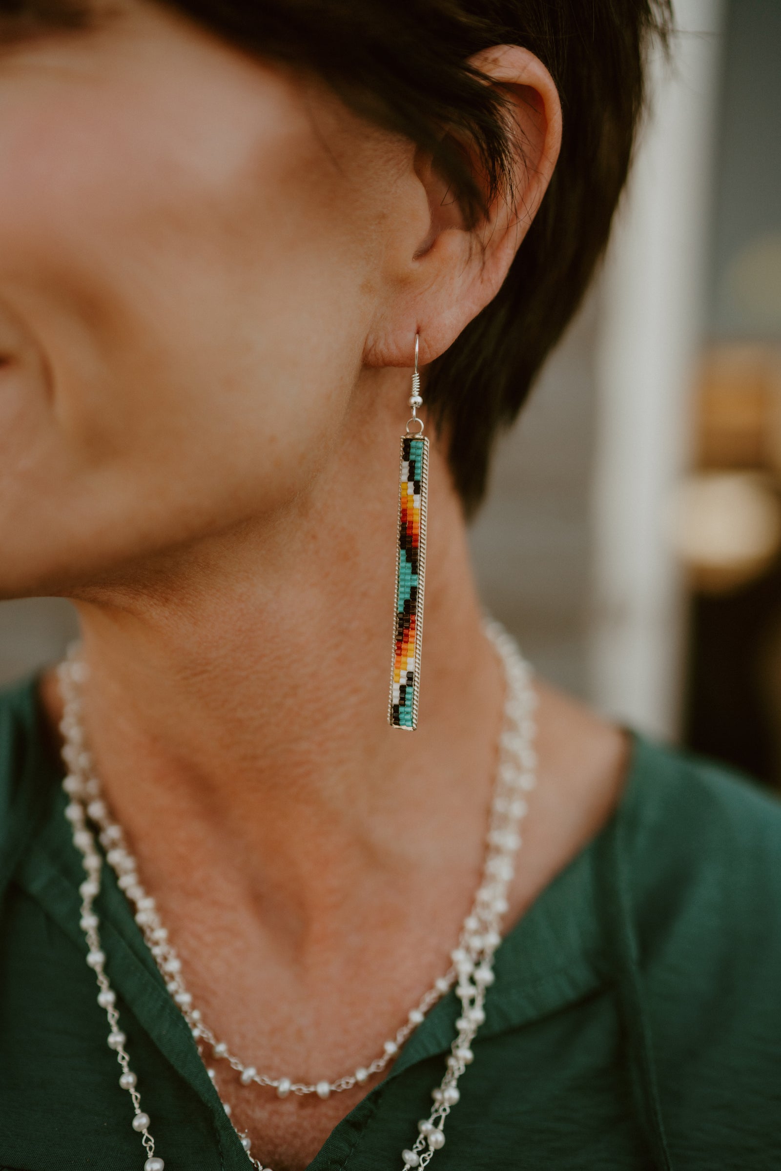 Tribal Earrings | Line - FINAL SALE
