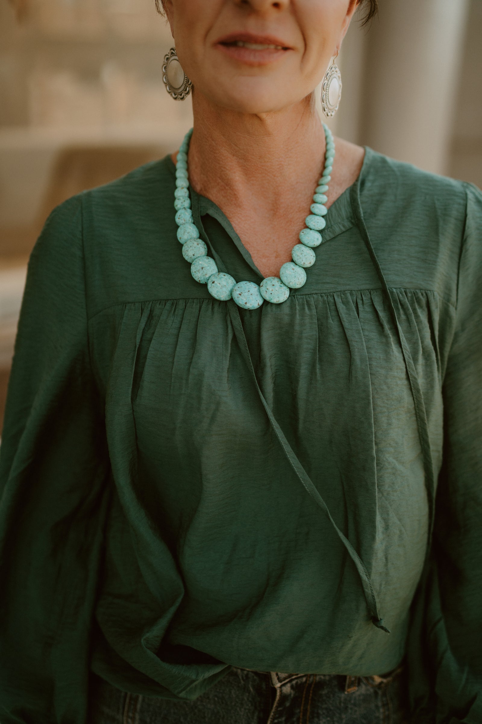 Benz Necklace | Turquoise