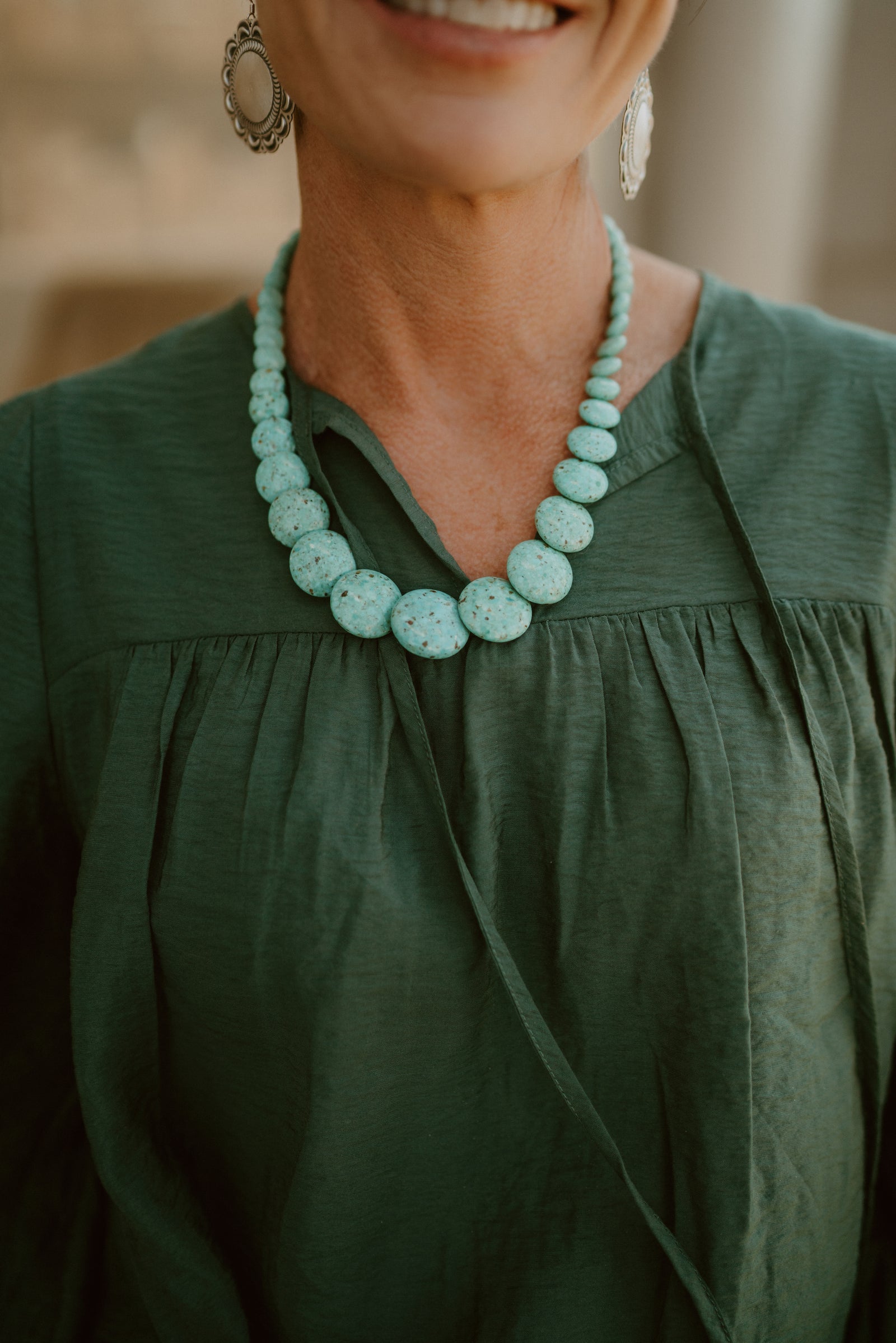 Benz Necklace | Turquoise