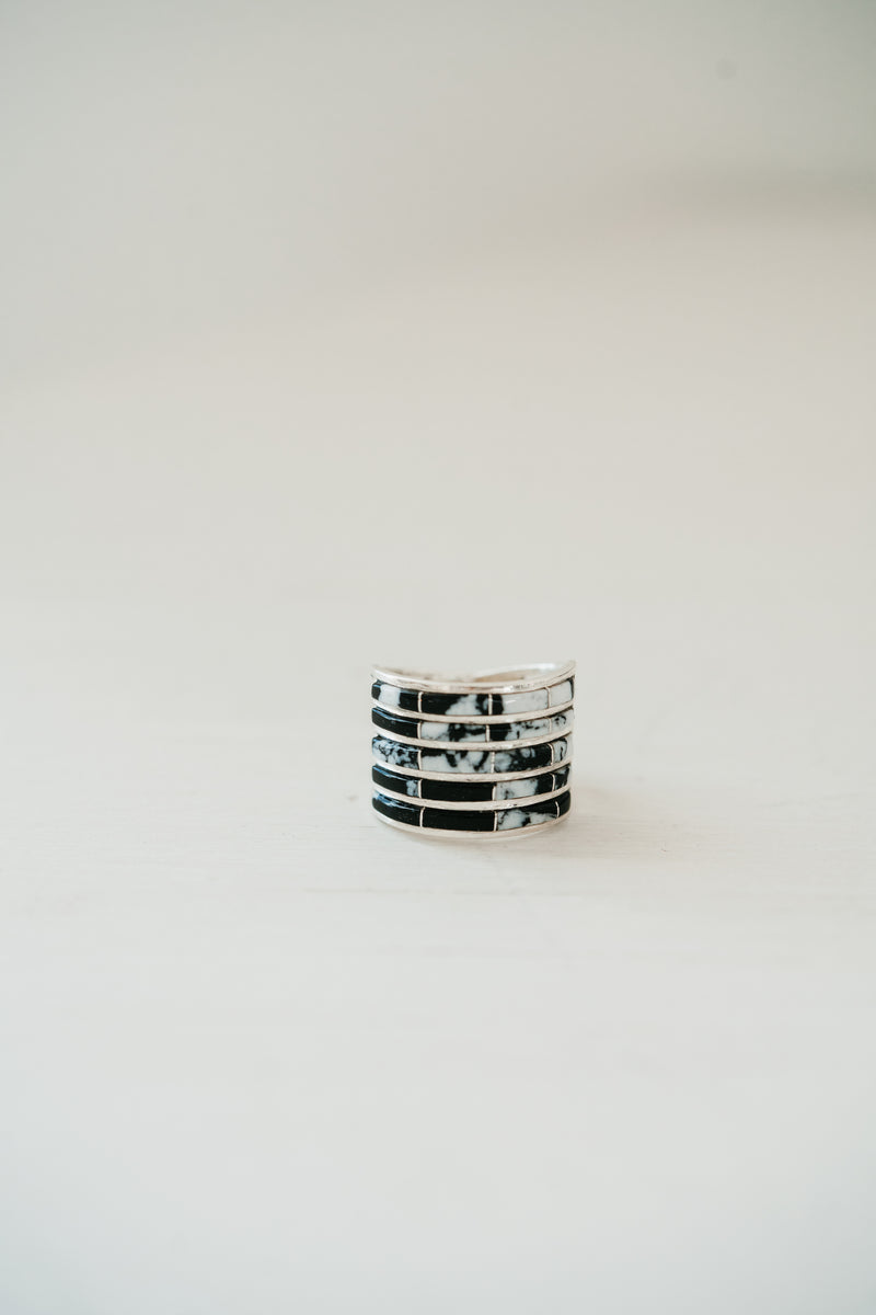 5 Bar Ring | White Buffalo