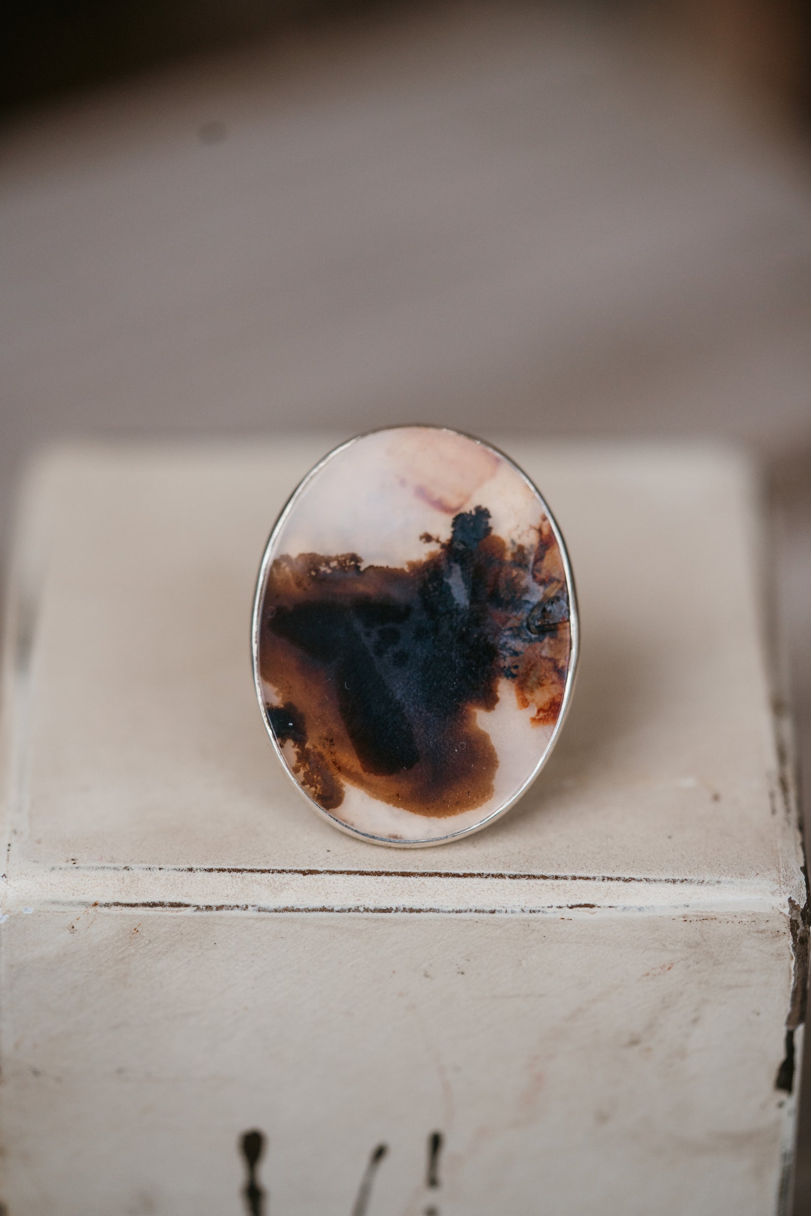 Kimber Ring | Large | Scenic Agate