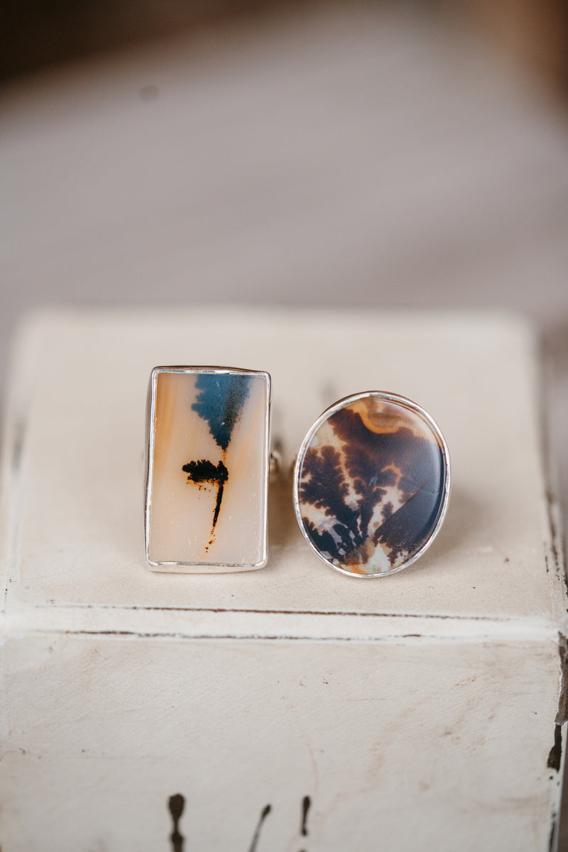 Kimber Ring | Small | Scenic Agate