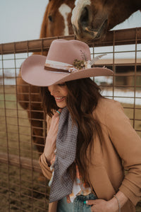 Blush Hat | Embroidered