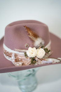 Blush Hat | Embroidered