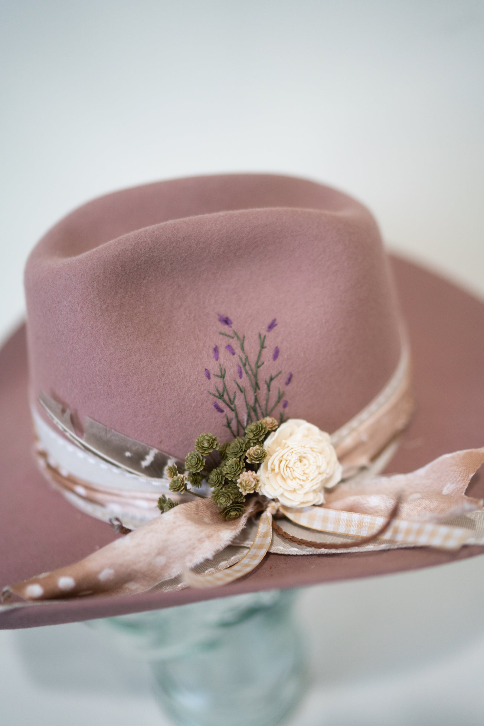 Blush Hat | Embroidered