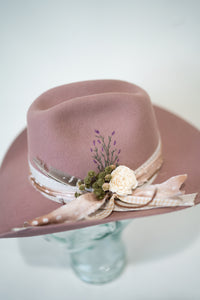 Blush Hat | Embroidered