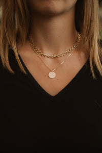 Honey Necklace | Gold Coin