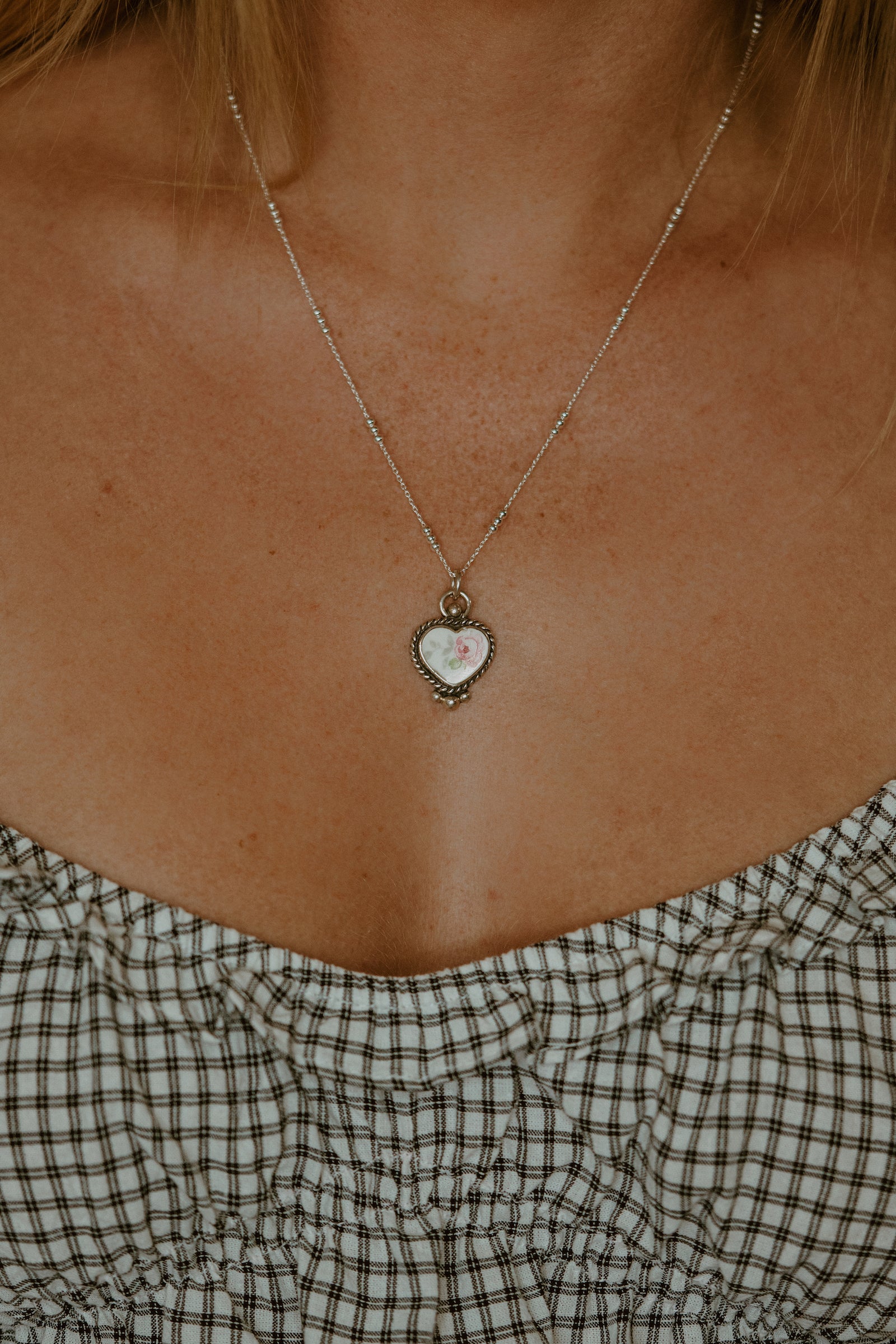 Tinsy Heart Necklace