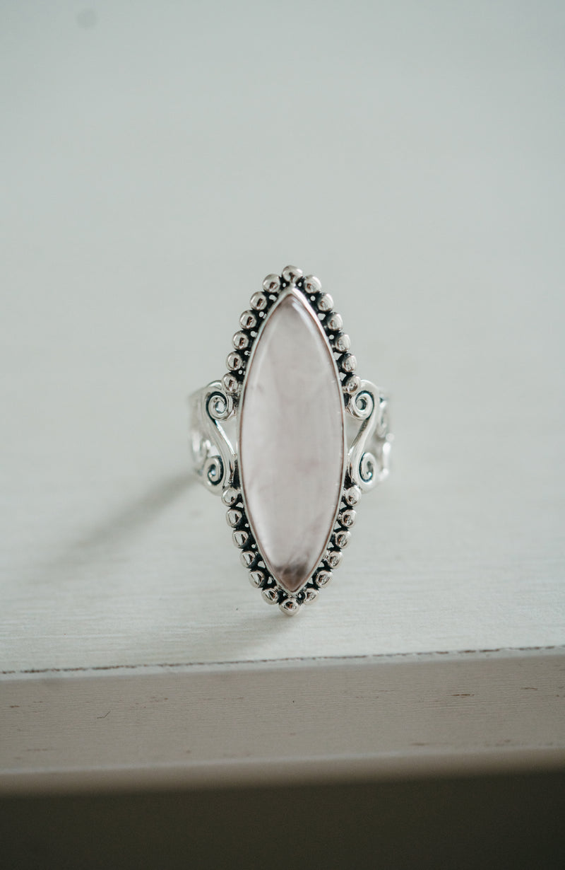 Baylee Ring | Rose Quartz