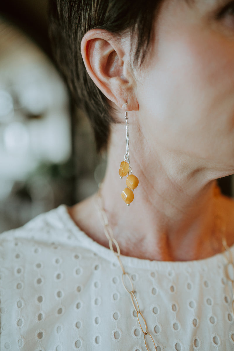 Brooke Earrings | Yellow
