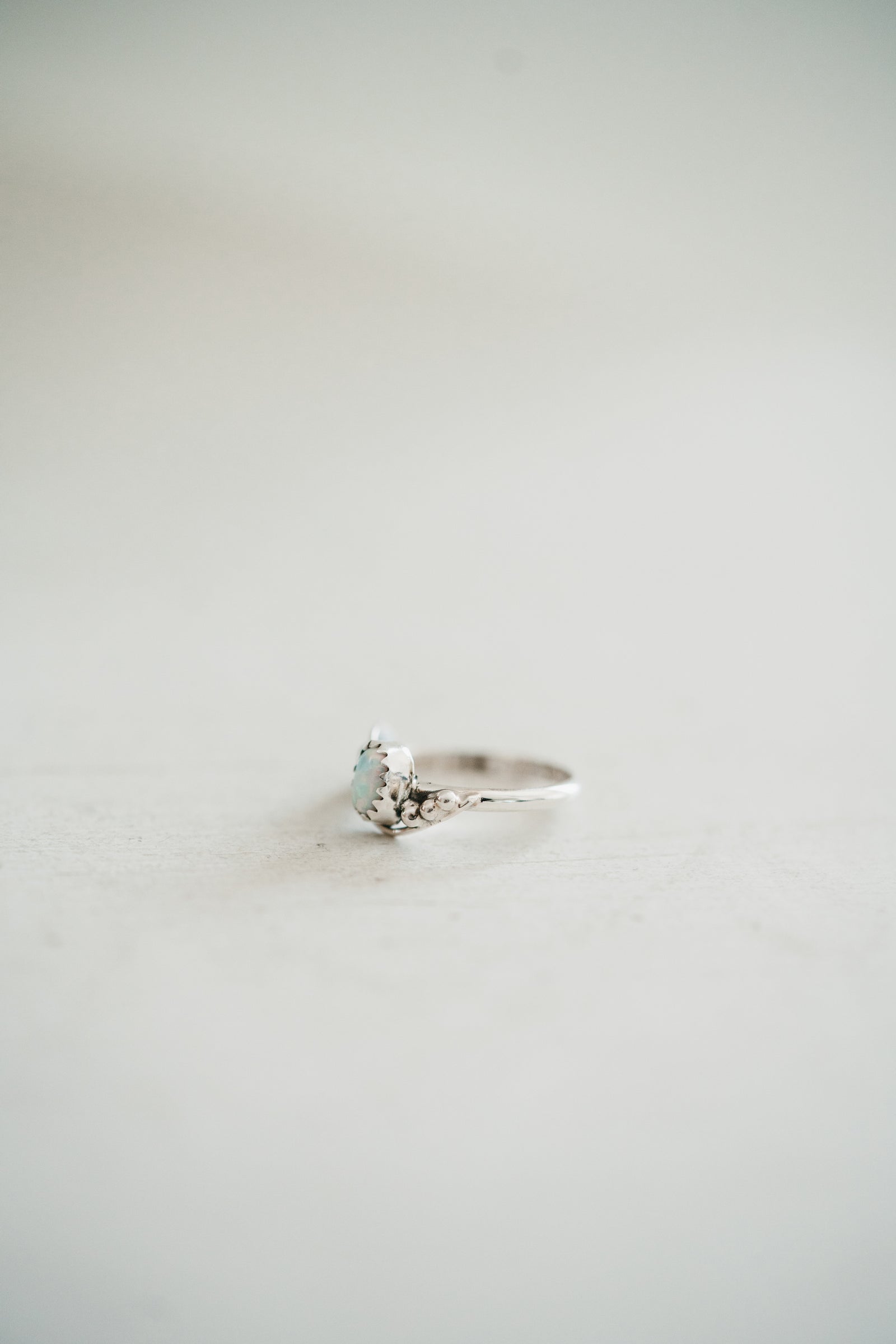 Ophelia Ring | White Opal