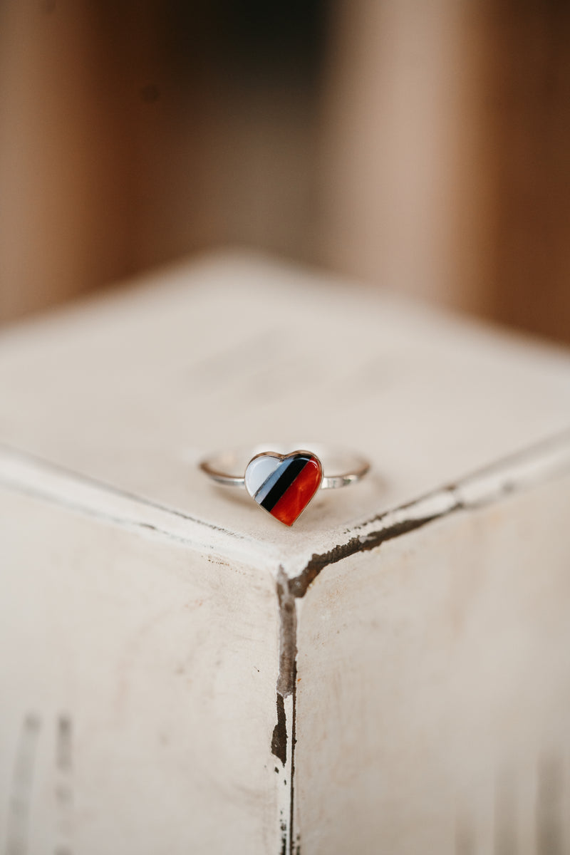 Heart Ring | Small | Red