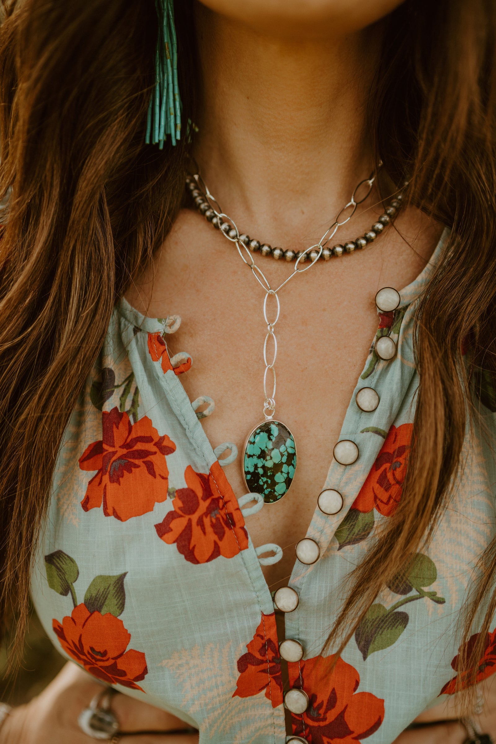 Ceelo Necklace | Tibetan Turquoise