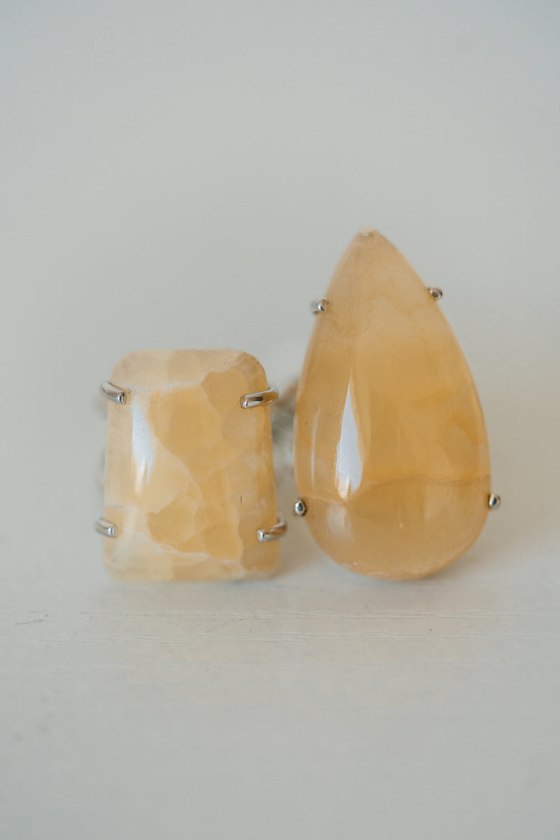 Sanz Ring | Honeycomb Calcite - FINAL SALE